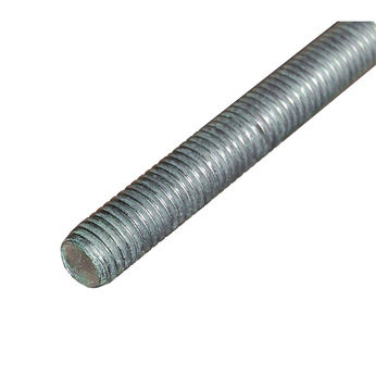 3/8" x 10' Zinc Plated Threaded Rod, 25-pc/Bundle