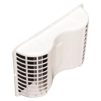 Deflecto 3-6" UnderEave Vent with Damper 6/Pk