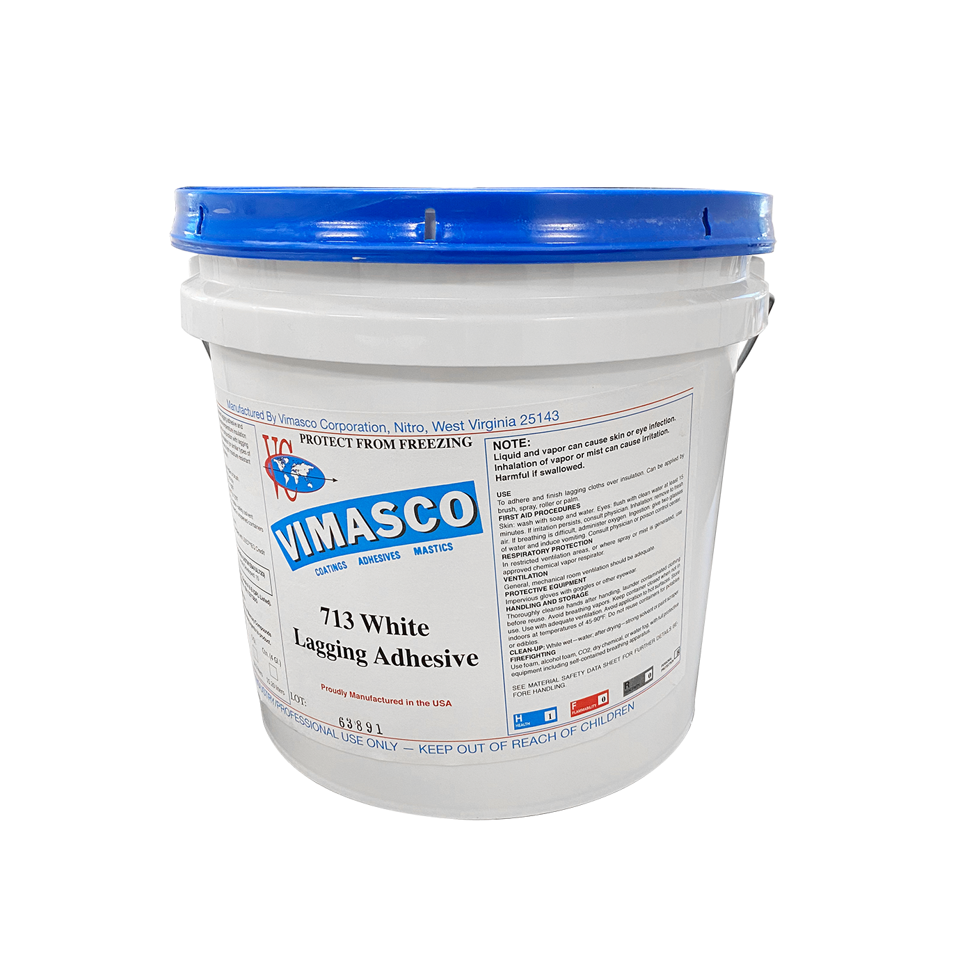 Lagging Adhesive 2 Gallon Pail White