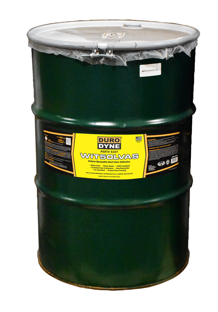 Duro Dyne Adhesive, White 50-Gallon Drum