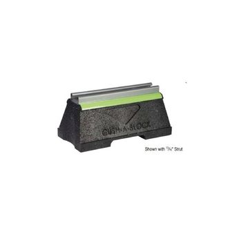 Cush-A-Block® Rooftop Support Base with 1-5/8" Pre-Galvanized Channel