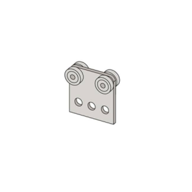 Four Wheel Trolley for 1-5/8" Strut