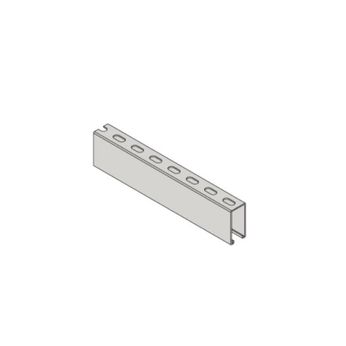 12Ga Channel Strut with Short Slots 20-ft, 1-5/8 x 3-1/4 Pre-Galvanized