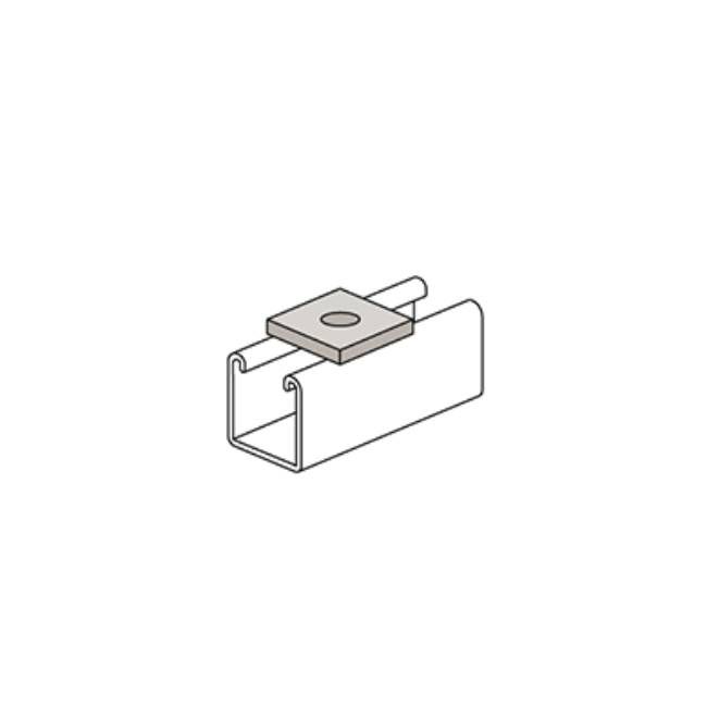 3/8" Stainless Steel Flat Square Washer