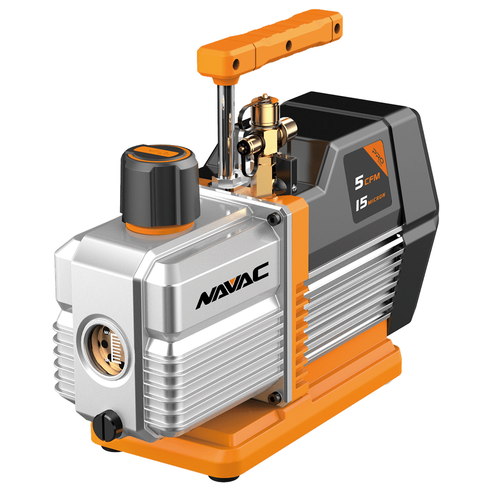 Vacuum Pump, 5 CFM, 2-Stage, 15 Microns. Pro Series