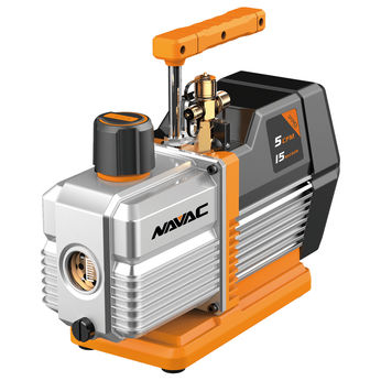Vacuum Pump, 5 CFM, 2-Stage, 15 Microns. Pro Series