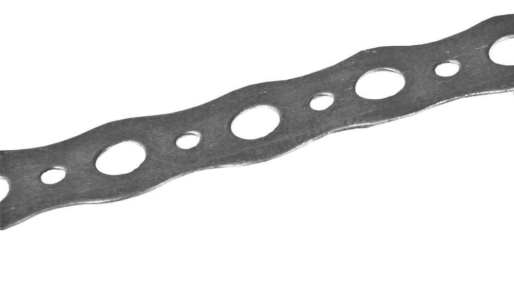 3/4" Plumbers Strap with Holes (100-ft/Box)