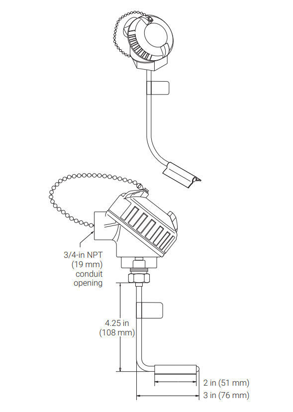 PIPE MOUNT TEMP SENSOR