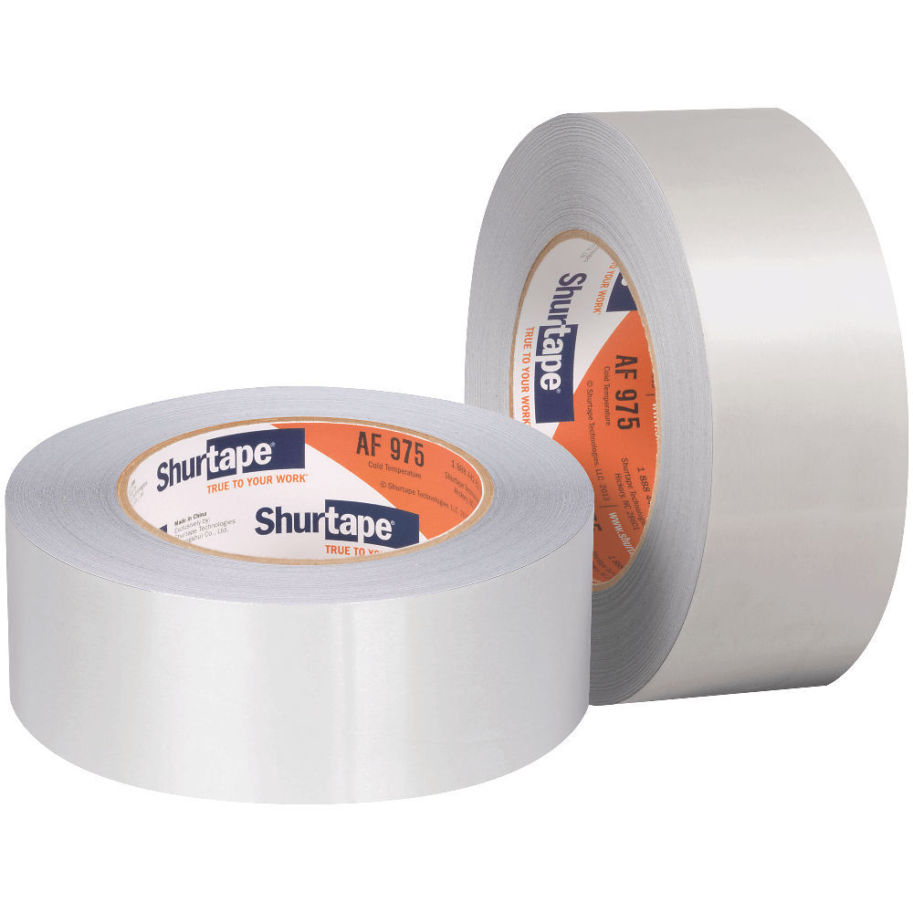 3" Shurtape Aluminum Foil Tape AF975, 16 rolls/case