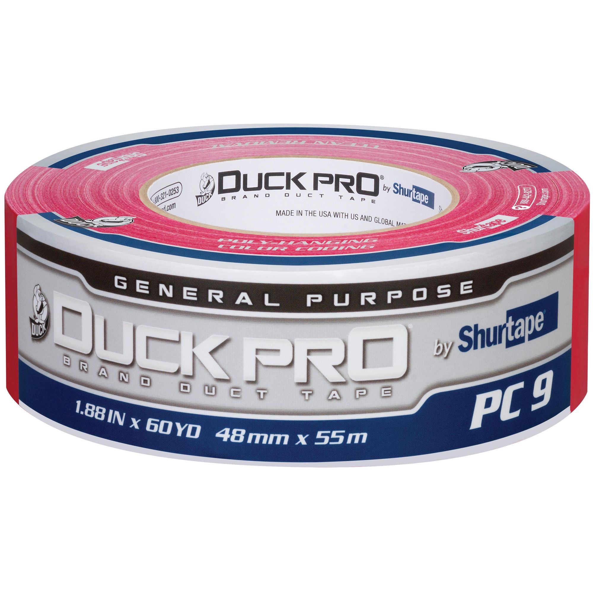 2" Red Duct Tape 24 rolls/case