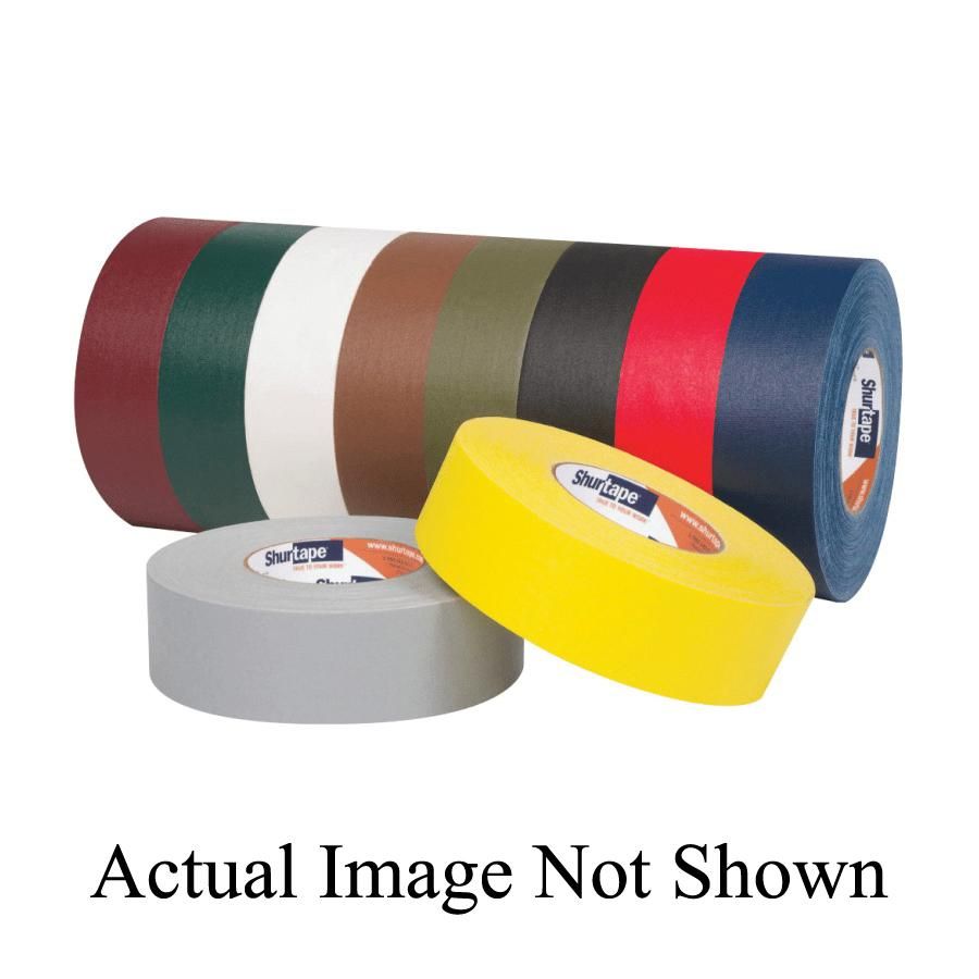 2" Shurtape Black Gaffers Tape PC628, 24 rolls/case
