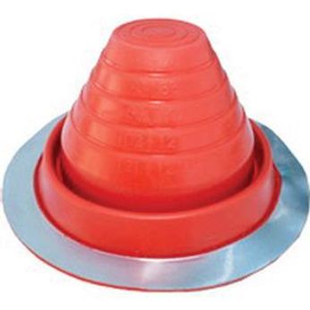 Pipe Flashing No. 5 - 4-1/4" - 7-3/4" OD, High Temp, Rubber Boot