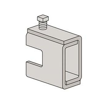 7/8" Grip Beam Clamp, Electro Galvanized