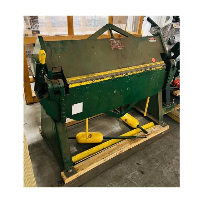 Used Chicago Dreis & Krump Model B412 4' 12Ga Straight Brake w/ 6" Throat (S/N 326281T)