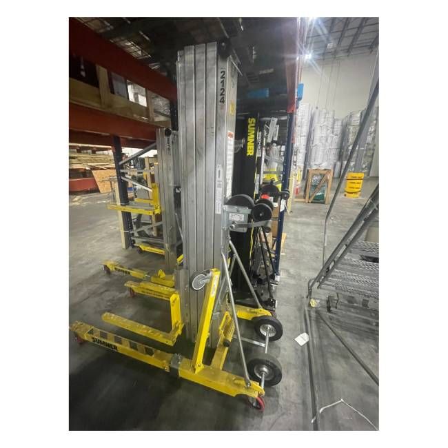 Used Sumner #2124 24-ft 650# Duct Lift S/N 42124
